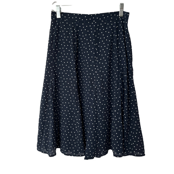 Loft Polka Dot Skirt New with Tags Women Size 0P - Picture 8 of 13